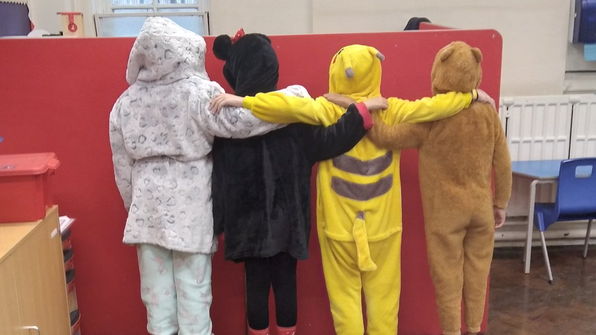 We have had a great day in our pyjamas raising money for Children in Need!  Thank you to everyone who sent in a contribution.  So far we have raised £299.23!

Learning Together Achieving Together