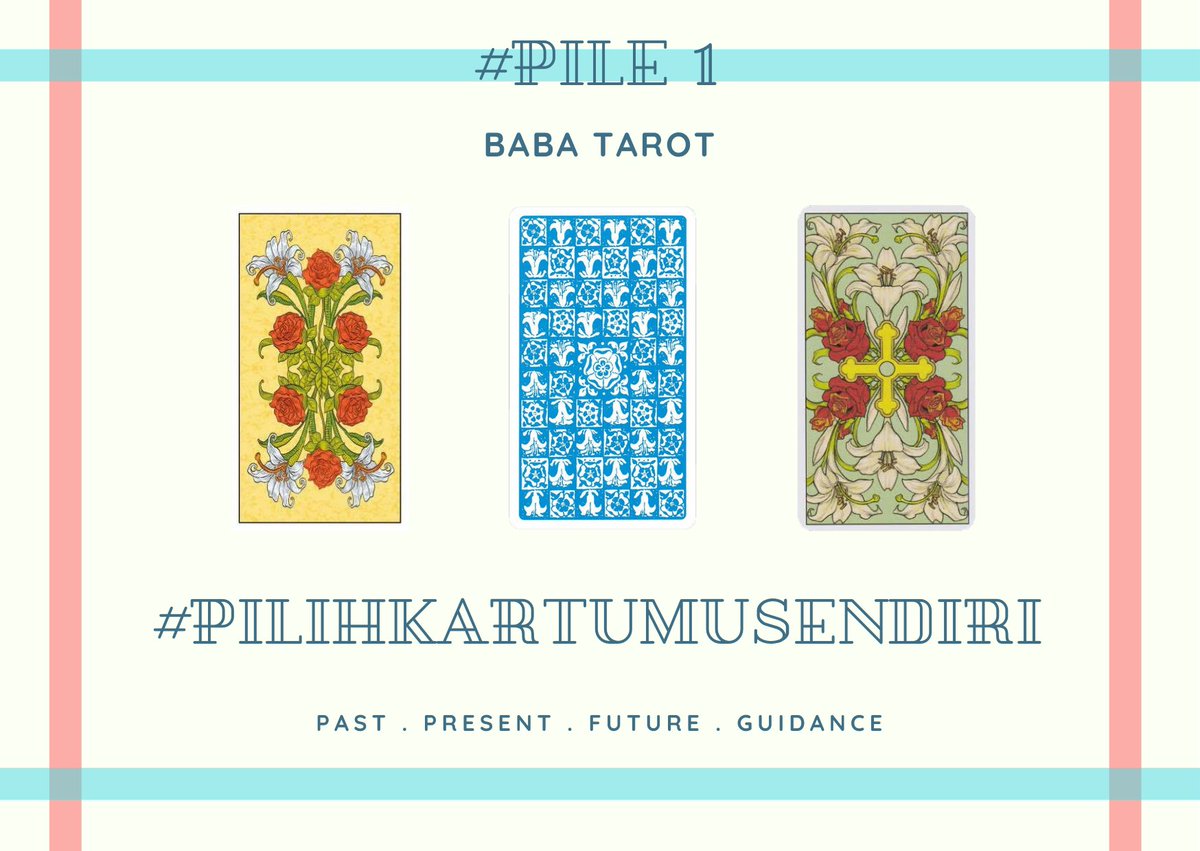 baba_tarot's tweet photo. #pilihkartumusendiri
Yuk, kita lihat past, present, future kamu, serta guidance yang bisa kamu dapatkan bersamaan dengan adanya #redbloodmoon #eclipselunar malam hari ini
Reading diposting jam 22.00 wib, mending absen dulu di komen kamu pilih pile nomor berapa
♥️&RT https://t.co/8E2IEkxsQO