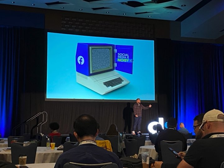 Is that a Commodore 64? Love it. Learning about the end of marketing this morning! <a href="/carlosgil83/">Carlos Gil</a> #DSRAL
