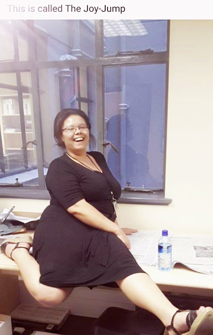 JoyleneVanWyk's tweet photo. #2013 fun - the #JoyJump @DrInaGouws @MsThompson_R @AmeliaGenis @Merentia 😆 https://t.co/jklp7SBdjq