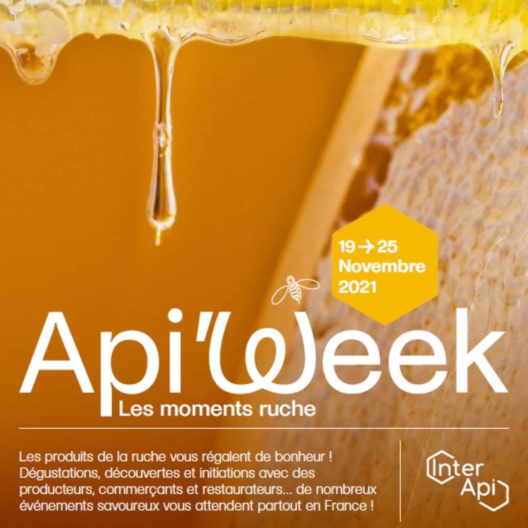 VCassignol's tweet image. Coup d&apos;envoi de l’#ApiWeek ! Du 19 au 25 novembre #InterApi met en lumière les métiers de la filière #apicole. Venez à la rencontre des professionnels pour partager des moments gourmands autour des produits de la #ruche 🍯