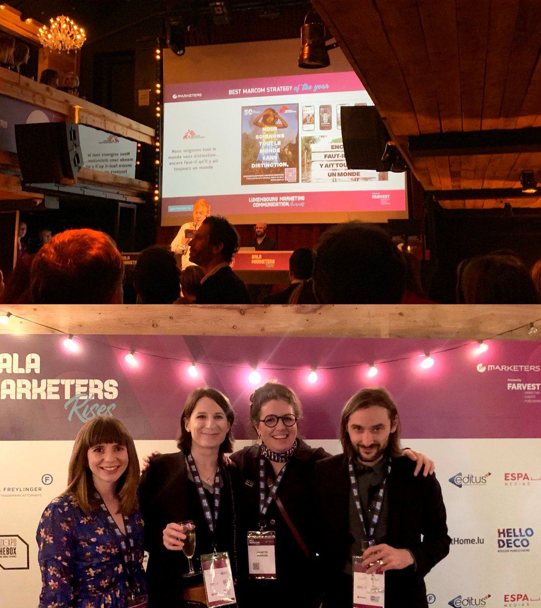 MSF_Luxembourg's tweet photo. ✨Our campaign on #PlanetaryHealth finalist for the award "Best #MarCom strategy of the year" at the Gala @marketerslu 2021!
🎉Congrats to all the winners, to our #designer @JulietteHoefler, and to all #MSF supporters!
➡️Discover and join the campaign now: https://t.co/XJUAJDRQp2 https://t.co/rwIBI8rXyA