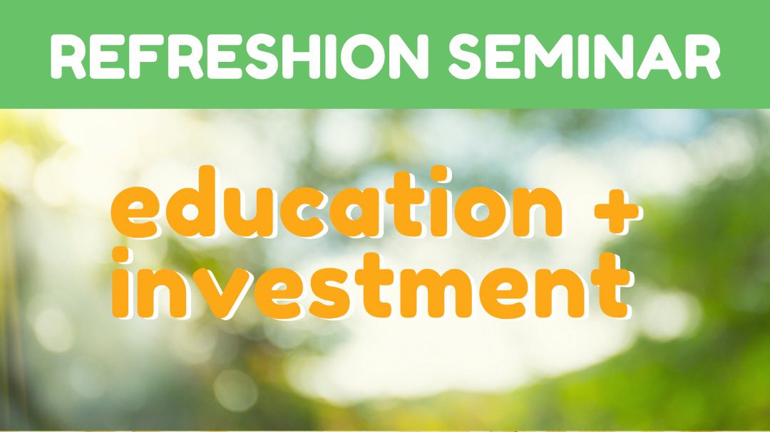 refreshion's tweet photo. Investing in Education to Invest in Our Future. We are happy to extend an invitation to join our seminar. For registration, follow the link https://t.co/JV28UkTS8m https://t.co/hdrI3XAO3g