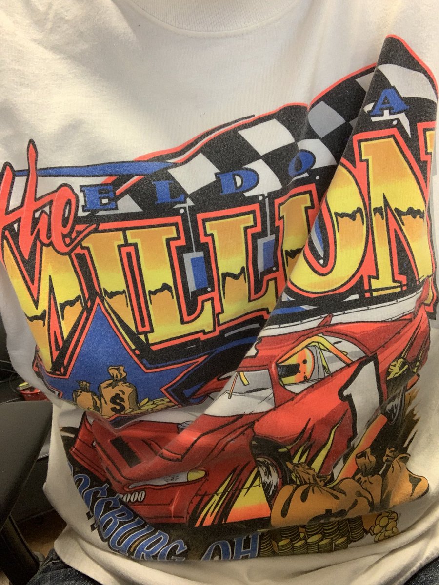 If you have an old Eldora Million shirt, there was no question on what you needed to wear to work today.   🤑