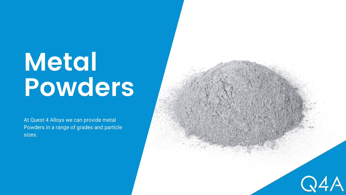 Anyone else love seeing the technology advancements in this industry. 
Here at Quest we can provide metal powders in a range of particle sizes and grades, from 316L to Alloy 90.
#metal #metallurgy #additivemanufacturing #alloys #stainlesssteel #steel #technology #metalprinting