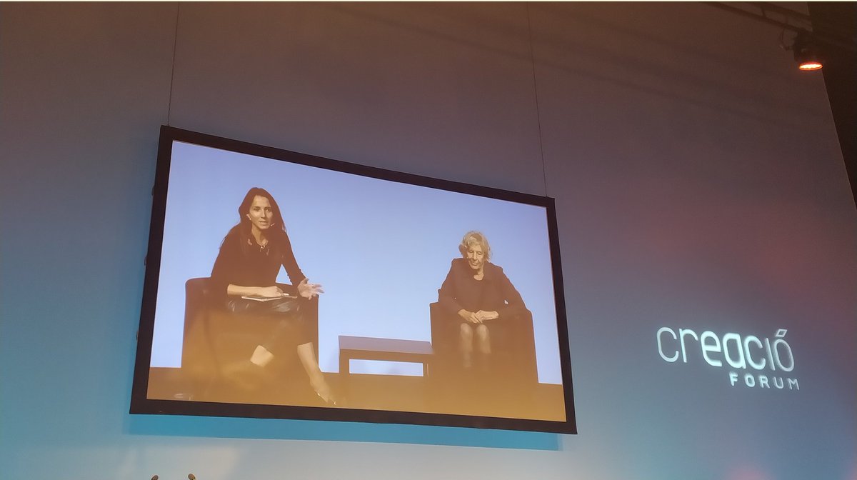 Un placer participar en <a href="/CornellaCreacio/">Cornellà Creació Fòrum</a> y escuchar a <a href="/ManuelaCarmena/">Manuela Carmena</a> y <a href="/aberenguerg/">Ana Berenguer</a>      Gracias a <a href="/centredempreses/">Centre d'Empreses</a> por invitarnos y por su apoyo todos estos años! 
En el día de la mujer emprendedora estar aquí es un gran honor para nosotras!
Seguimos avanzando...