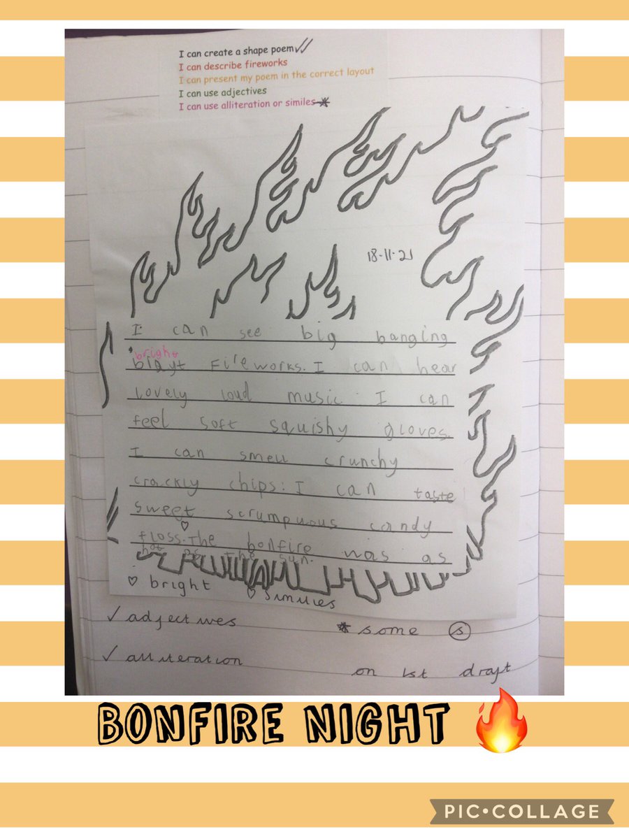 What a fantastic bonfire night shape poem 🔥 <a href="/BottesfordIS/">Bottesford Infants</a>