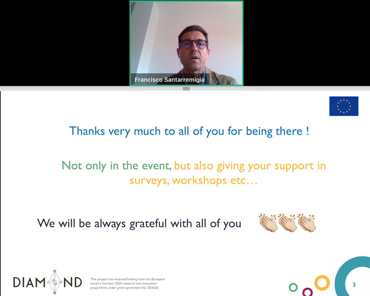 DIAMOND_H2020's tweet photo. The #TDMSymposium and #DIAMONDandTInnGO final conference is getting to the end! We have enjoyed these 3 days with amazing presentations, discussions and contributions by @TinnGoEU #Diamond and TDM community!  

We want to thank all participants, speakers, chairs and organizers! https://t.co/6MDpg6hncJ