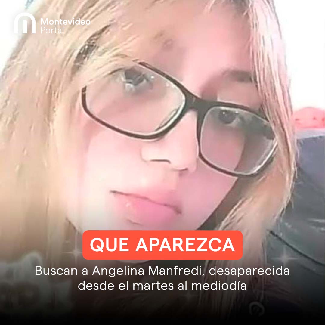 portalmvd's tweet photo. La Policía busca a #AngelinaManfredi, una joven de 16 años, que está desaparecida desde el pasado martes. Vestía canguro y calza negra. Cualquier información que permita ubicar a la menor, puede ser aportada en la Seccional policial más cercana, o a través del 099 406 302. https://t.co/NNVCvV2QPZ