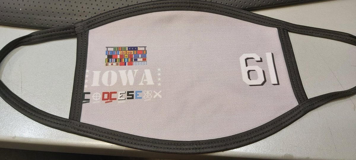 IowaKay's tweet image. New facial mask has arrived 👀 @ussiowa