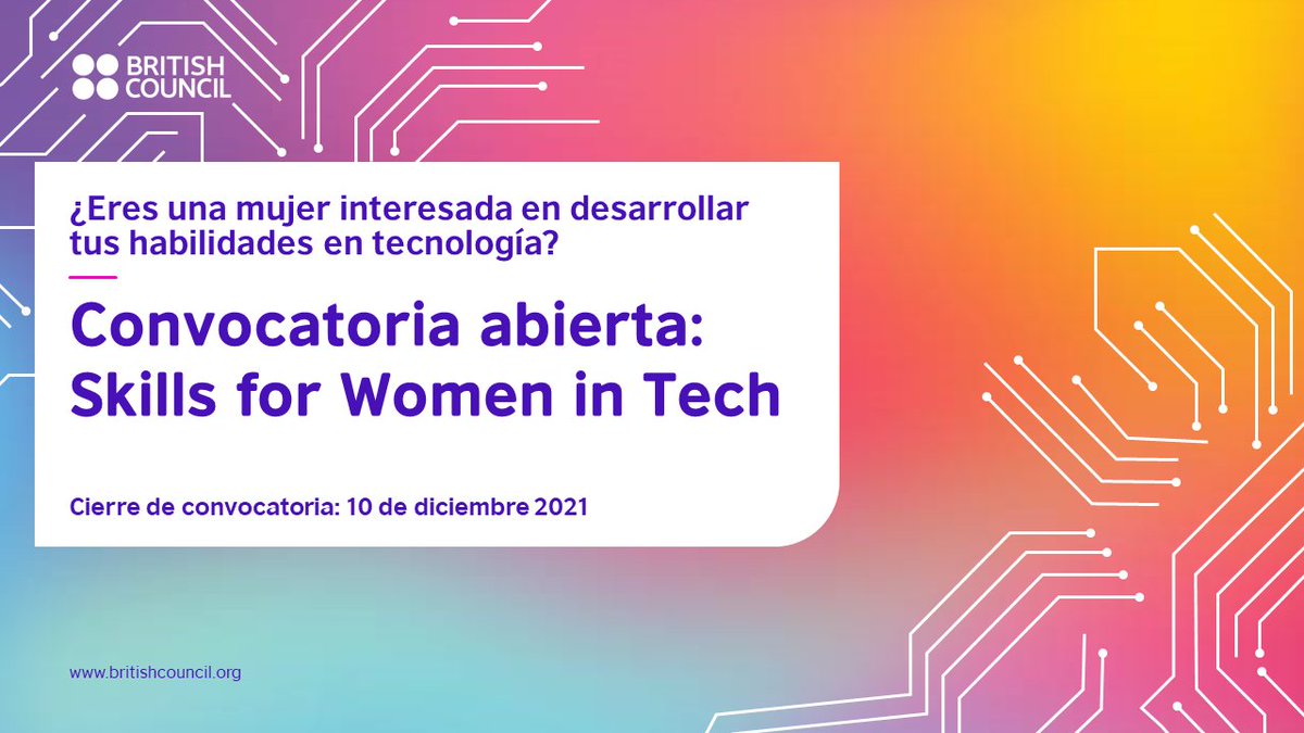 hack_women's tweet photo. 📢 Haacks, el @BritishCouncil  tiene esta convocatoria
Buscan desarrollar las habilidades en programación, tecnología, perspectiva de género, liderazgo y confianza de 350 mujeres provenientes de contextos sociales menos favorecidos 

Más info: https://t.co/Y2IdyzKeoF https://t.co/MoW3bQafR8
