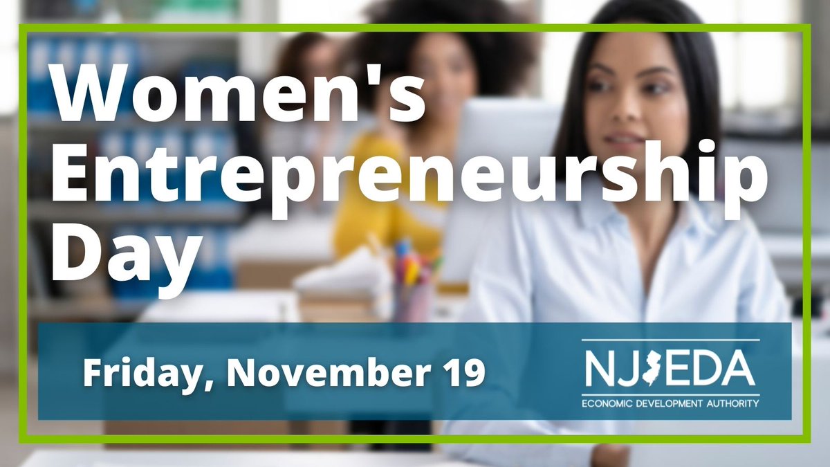 Today, in celebration of #WomensEntrepreneurshipDay, we take a moment to recognize the social, economic &amp; political achievements of women across our state. Women entrepreneurs bring with them innovation, creativity, and productivity that contributes to NJ's economic growth! 💪