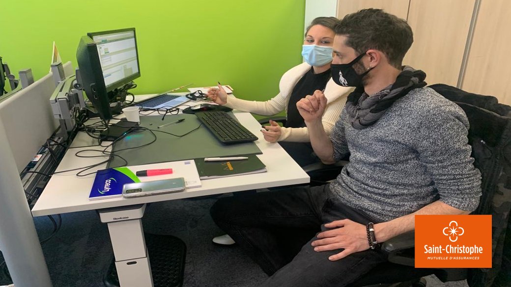 StChristopheAss's tweet photo. [📢 #DUODAY] 2021 
🤝 A l’occasion du #Duoday et de la #SEEPH, nous avons eu le plaisir d'accueillir nos supers stagiaires Anne-Sandra, Nicolas et Vincent.
Une jolie journée de partage, d'échanges dans la bonne humeur.
Merci à tous pour votre participation.

#emploi #inclusion https://t.co/KYRiZhl5g7