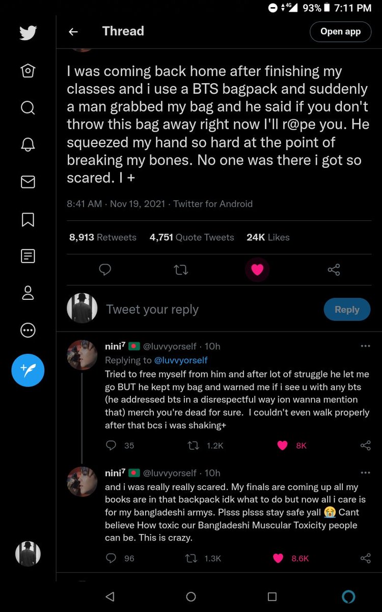 priyankathegoat's tweet photo. @BTS_twt @BTS_twt  @SakshmaSr @HYBEOFFICIALtwt @BIGHIT_MUSIC @BTS_twt 

Bangladesh 
#btskaraoke #BDARMY #EndViolence #EndViolenceAgainstWomen #Bangladeshibtsarmy #BTS #JHOPE #JIMIN #JUNGKOOK #TAEHYUNG #jin https://t.co/ZJsKL5TMqI
