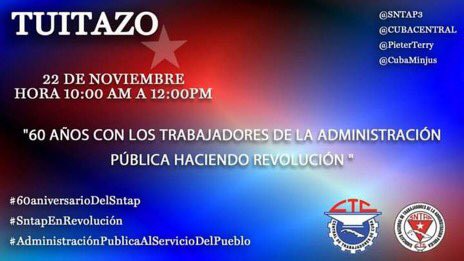 keniatinguily's tweet photo. 📢  #BandecGranma los invita a todos para que sean parte del Tuitazo por los 60 años del sindicato de la administración pública que realizará este dia 22 a las 10:00am 
👉🏻¡Síguenos!👈🏻
#BancariosCubanos
#LaAdministracionPublicaAlServicioDelPueblo
@DiazCanelB @marta_wilson https://t.co/rvZyMX6yXK