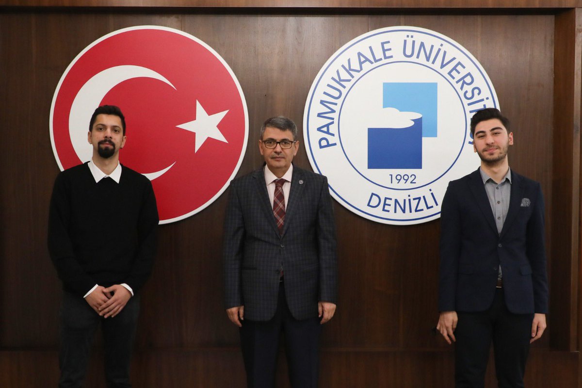 AIESEC Denizli Yönetim Kurulu Başkanı Sn. Aytuğ Torun, AIESEC Denizli Yönetim Kurulu Başkan Yardımcısı Sn. Orhan Zeki Vural ile birlikte Rektörümüz Prof.Dr.Ahmet Kutluhan’ı makamında ziyaret etti. Nazik ziyaretlerinden dolayı kendilerine teşekkürlerimizi sunuyoruz.