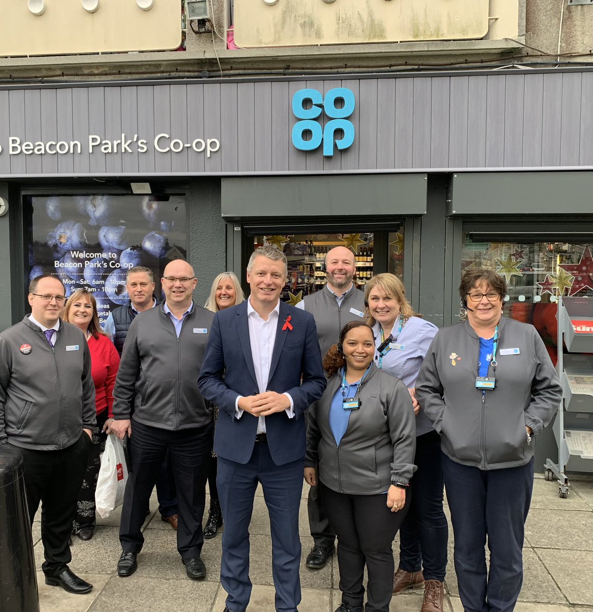 Great to meet Luke Pollard MP Plymouth Sutton to discuss the challenges our colleagues face #respectforshopworkers