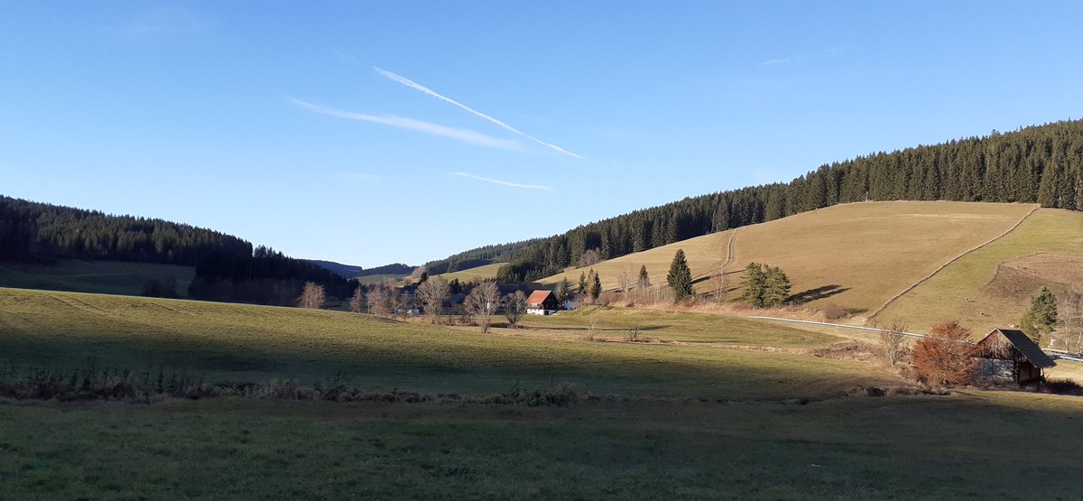 frauhasenklee's tweet image. Auf dem Rückweg vom Wocheneinkauf. Auch jetzt im #Spätherbst, noch ohne Schnee, ist unser Jostal reizvoll.
#Hochschwarzwald 🌲🍂🌲🍁
