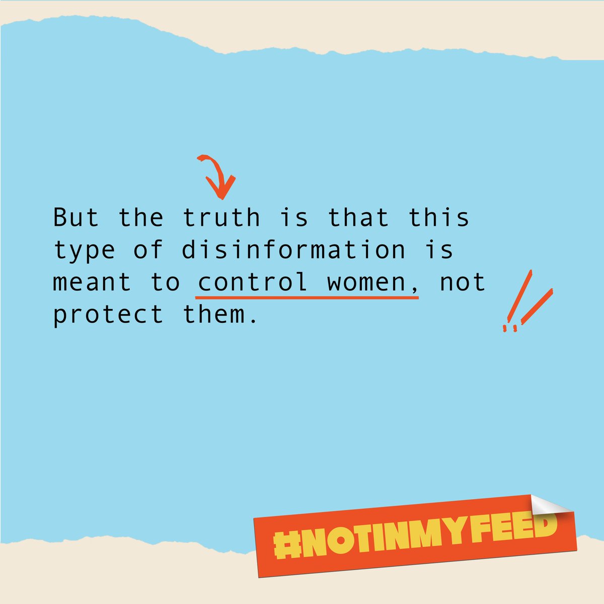 juggernaut_pro's tweet photo. Disinfo tip of the day: Sexism masquerading as concern for women is used as a tool for control. Pregnant people know what's in their best interest, and while abortions can look different for everyone, they are completely safe. #NotInMyFeed https://t.co/OSKXSdL28x