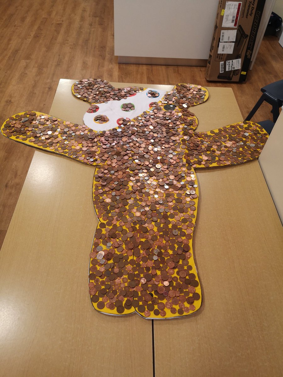 Our pennies for #Pudsey has been a huge hit!
Over £500 raised for <a href="/BBCCiN/">BBC Children in Need</a> by the children and staff
THANK YOU!
#ChildreninNeed 
#MakeADifference