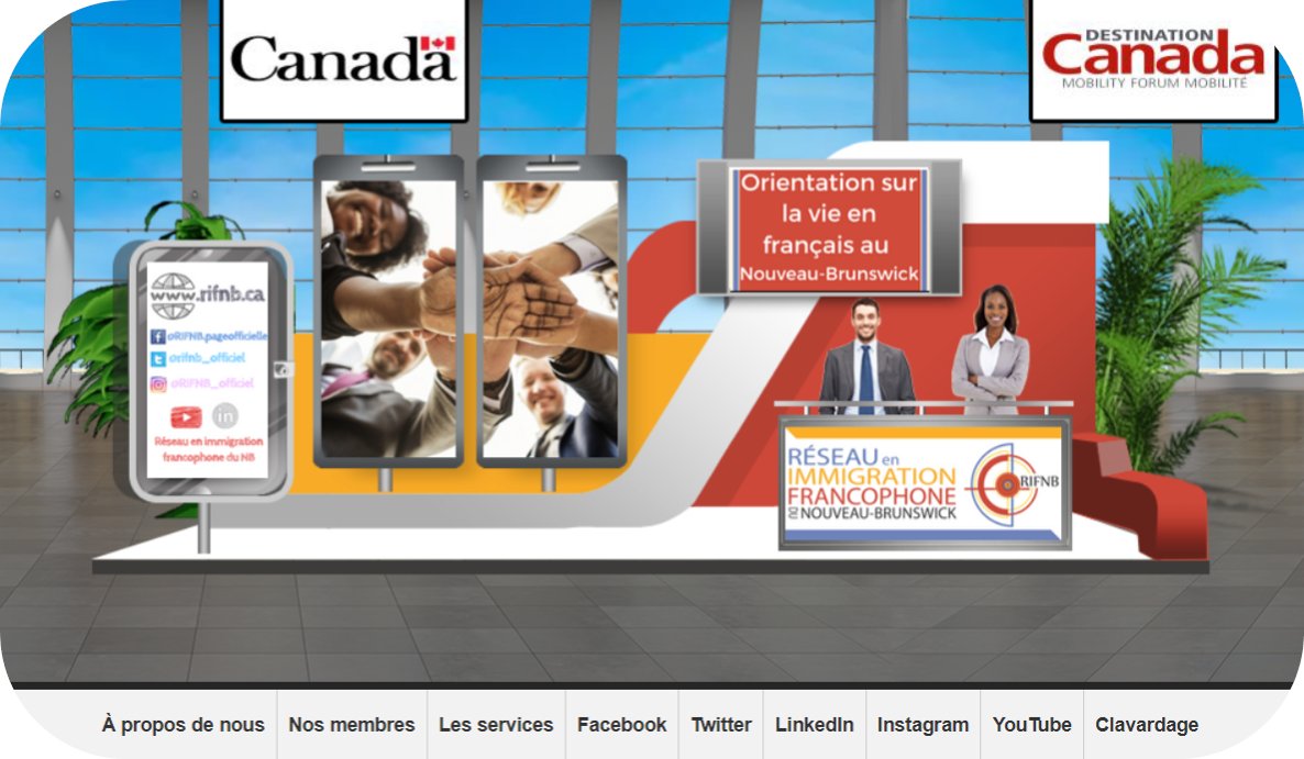 rifnb_officiel's tweet photo. #DestCan2021🇨🇦 Vous avez reçu une invitation pour participer au Forum Destination Canada ? Nous serons ravis de vous rencontrer sur notre kiosque #RIFNB pour vous donner des informations sur la vie en français au Nouveau-Brunswick🍁
@DestCan
@AmbCanFrance https://t.co/mpBRvrgWPO