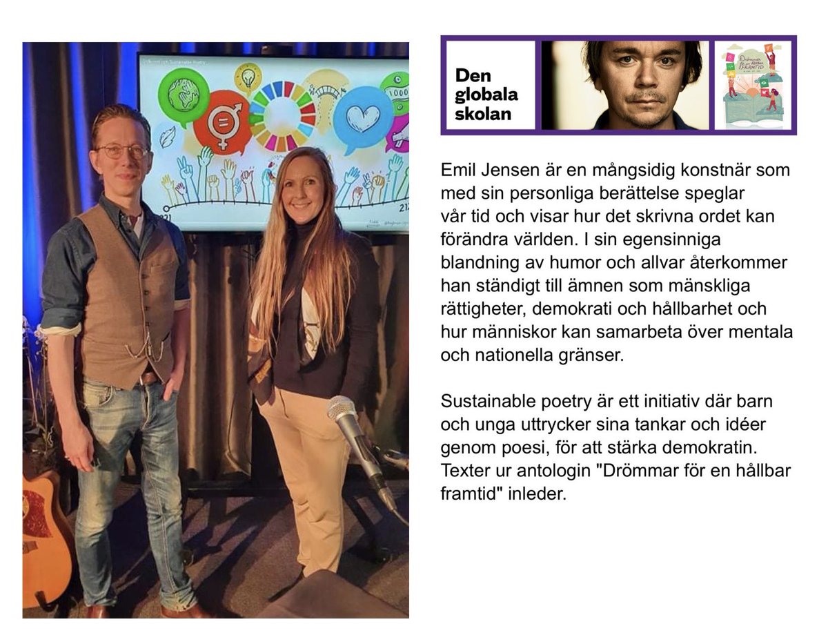 Demokratisoppa i Jönköping arrangerat av bland annat UHR och Den globala skolan, Europa direkt m.fl. 💫 #demokratin100år #sustainablepoetry