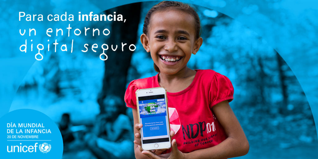 UNICEF_CLM's tweet photo. Desde @UNICEF_CLM celebramos el #diamundialdelainfancia con nuestros socios, aliados, seguidores, y toda la sociedad en general, insistiendo en la necesidad de proteger e impulsar los derechos de la infancia y la adolescencia también en el entorno digital
#SuMayorInfluencer https://t.co/7PKVCG92Bk