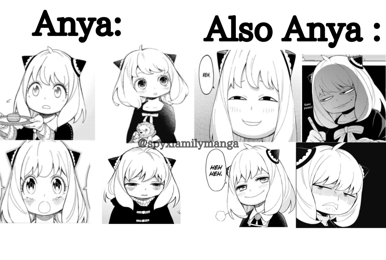 Spy x Family Manga on X: Anya is the best character Do you agree