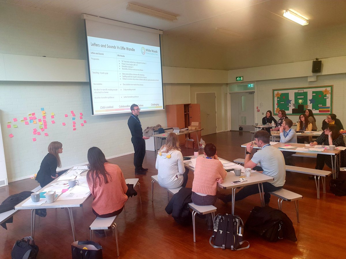 Some great thinking and conversations around early reading at our Trust English Lead Meet for our Little Wandle schools. <a href="/WhiteWoodsPAT1/">White Woods Primary Academy Trust</a>