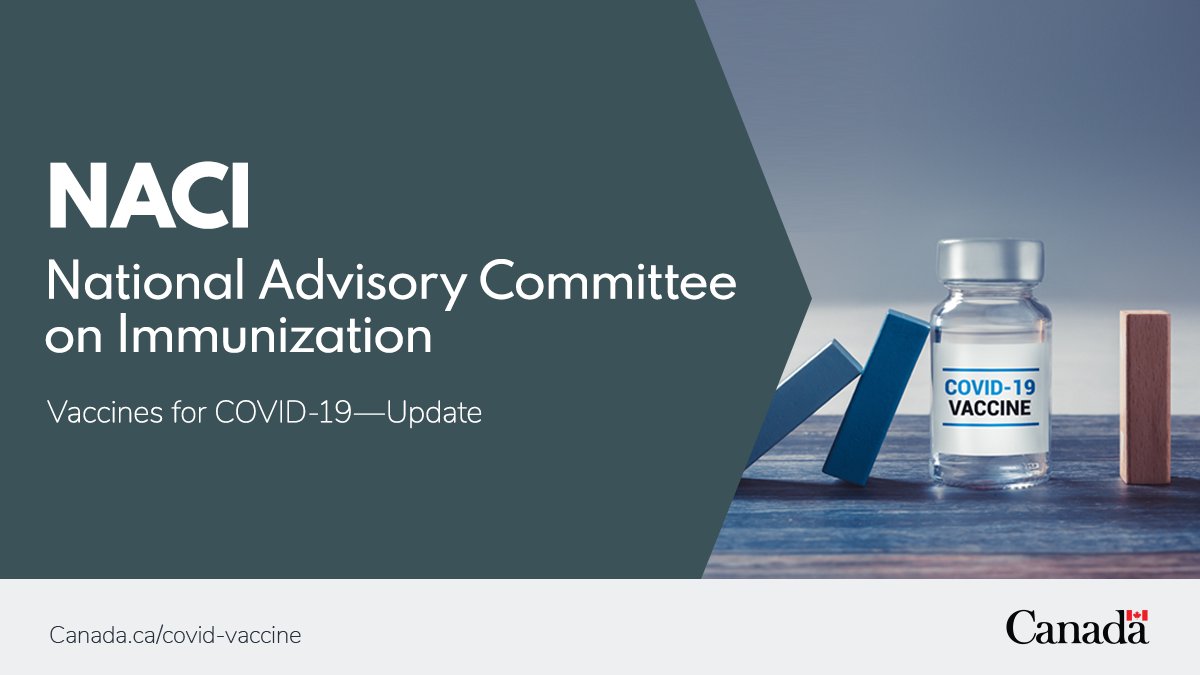 (1/9) The NACI recommends two 10 mcg doses of the Pfizer-BioNTech Comirnaty #CovidVaccine may be offered to children 5-11 years of age, with at least 8 weeks between the first and second dose. Read the summary of NACI’s recommendations: ow.ly/vBWG50GRV9L