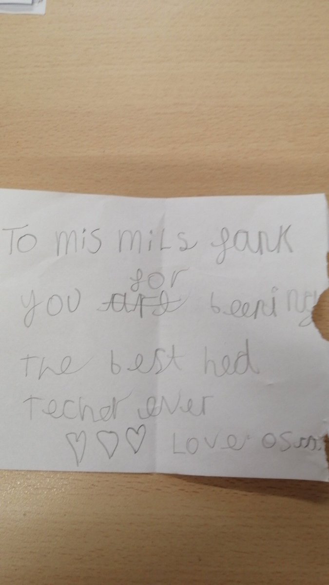 After a funny few weeks and a bit of self doubt, one of my year 2 friends wrote this to me during our 'Celebrating Type 1 Diabetes' assembly 

My heart ❤️