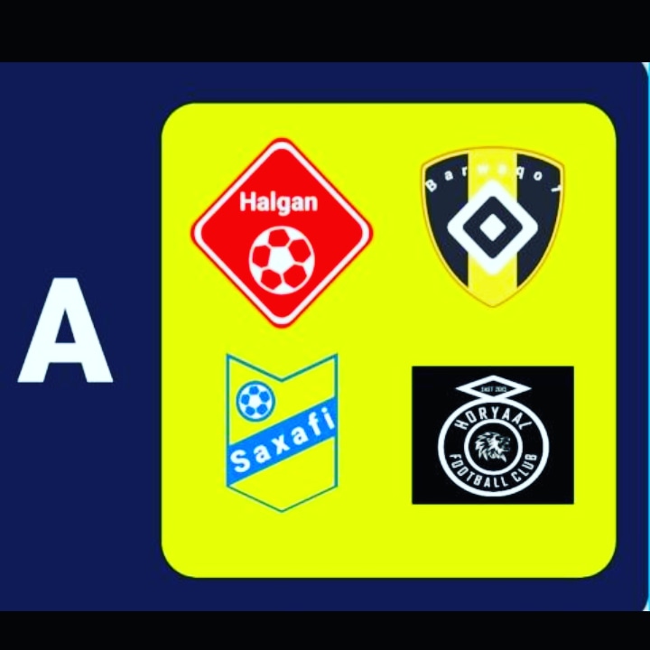 horyaal_fc's tweet photo. Isku aadka koobka 26 june oo lasoo saaray Waxaan galnay #Group_A
#Halganfc #Fcbarwaaqo #SaxafiFc iyo @horyaal_fc .
#fchoryaalforever #fchoryaal #fch https://t.co/Z8HEvUadwN