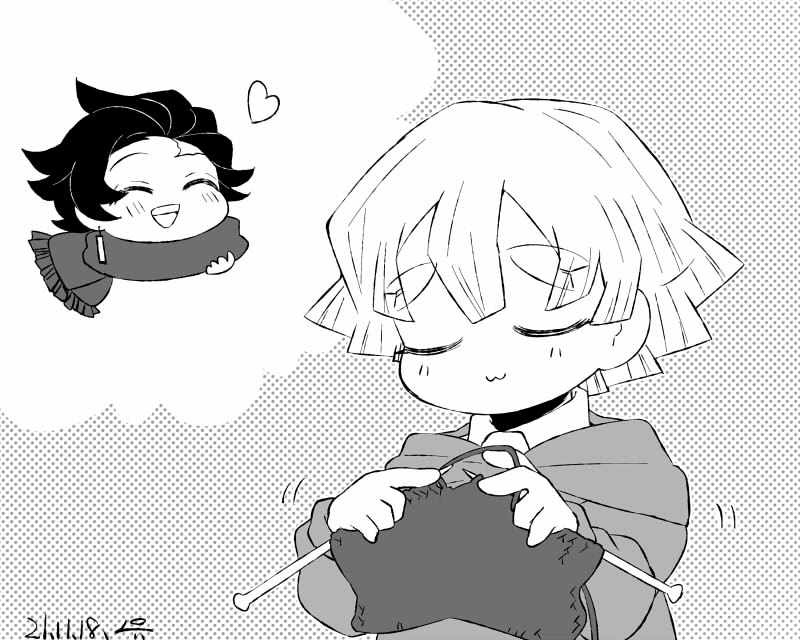 マフラーあみあみあみあみあみあみあみあみ…炭善ちゃん 