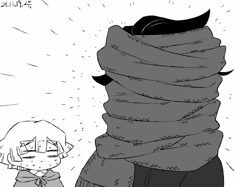 マフラーあみあみあみあみあみあみあみあみ…炭善ちゃん 