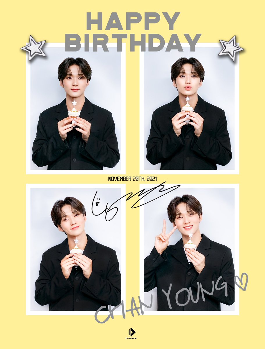 DIA_CRUNCH's tweet photo. #HAPPY_CHANYOUNG_DAY

2021.11.20 Happy Birthday❣
찬영의 생일을 축하합니다🎉

#CHANYOUNG_Day #생일축하합니다
#디크런치 #DCRUNCH #CHANYOUNG https://t.co/RxSzxtehiO