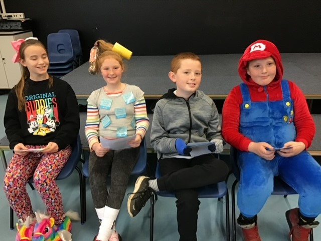 Our amazing head boy and head girl and their deputies waiting to lead celebration assembly this afternoon.
#ChildreninNeed 
#Pudsey 
#fundraising 
#SILLY