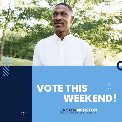 JasonHWinston's tweet photo. Weekend voting is open this Saturday and Sunday, Nov. 20 & 21! Don’t wait to make your voice heard -- grab a friend and head to the polls this weekend.
Voting info: https://t.co/56dV5JeTkm
#WinWithWinston https://t.co/6CYkCtEqyu