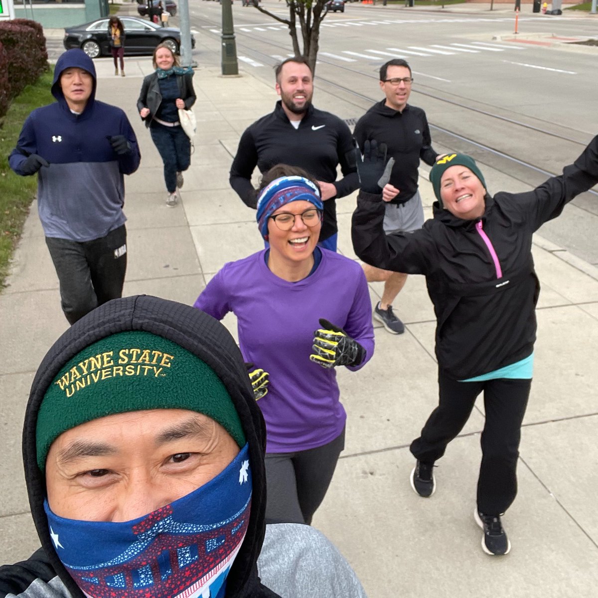 WayneStateCLAS's tweet photo. It's time for another #RunWithTheDean! 🏃🏻🏃♀️ Join @SteffiHartwell and runners from across @WayneState for a 5-mile run through #Detroit this afternoon.
💚 When: 1 p.m. Friday, Nov. 19
💛 Where: Meet up in the parking lot behind Old Main (Warren and 2nd Ave)
#RWTD #WarriorStrong https://t.co/RKXW8hW3vh