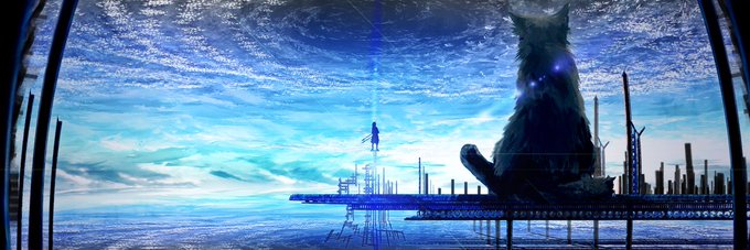 フリーヘッダーのtwitterイラスト作品