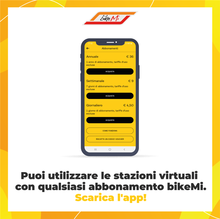 #bikeMiVirtualStation: Con il mio abbonamento, posso prendere o consegnare una bici in una virtual station?