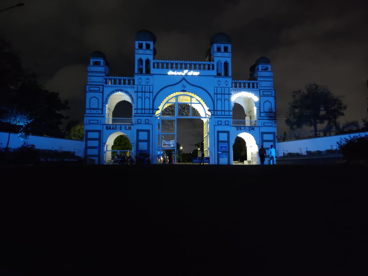 officialmanuu's tweet photo. Maulana Azad National Urdu University, Hyderabad (MANUU) #GoBlue
on the occasion of World Children's Day -2021 , in solidarity with Children's Rights @UNICEF initiative.

@SyedAinulHasan3 https://t.co/V2UrBEG90n