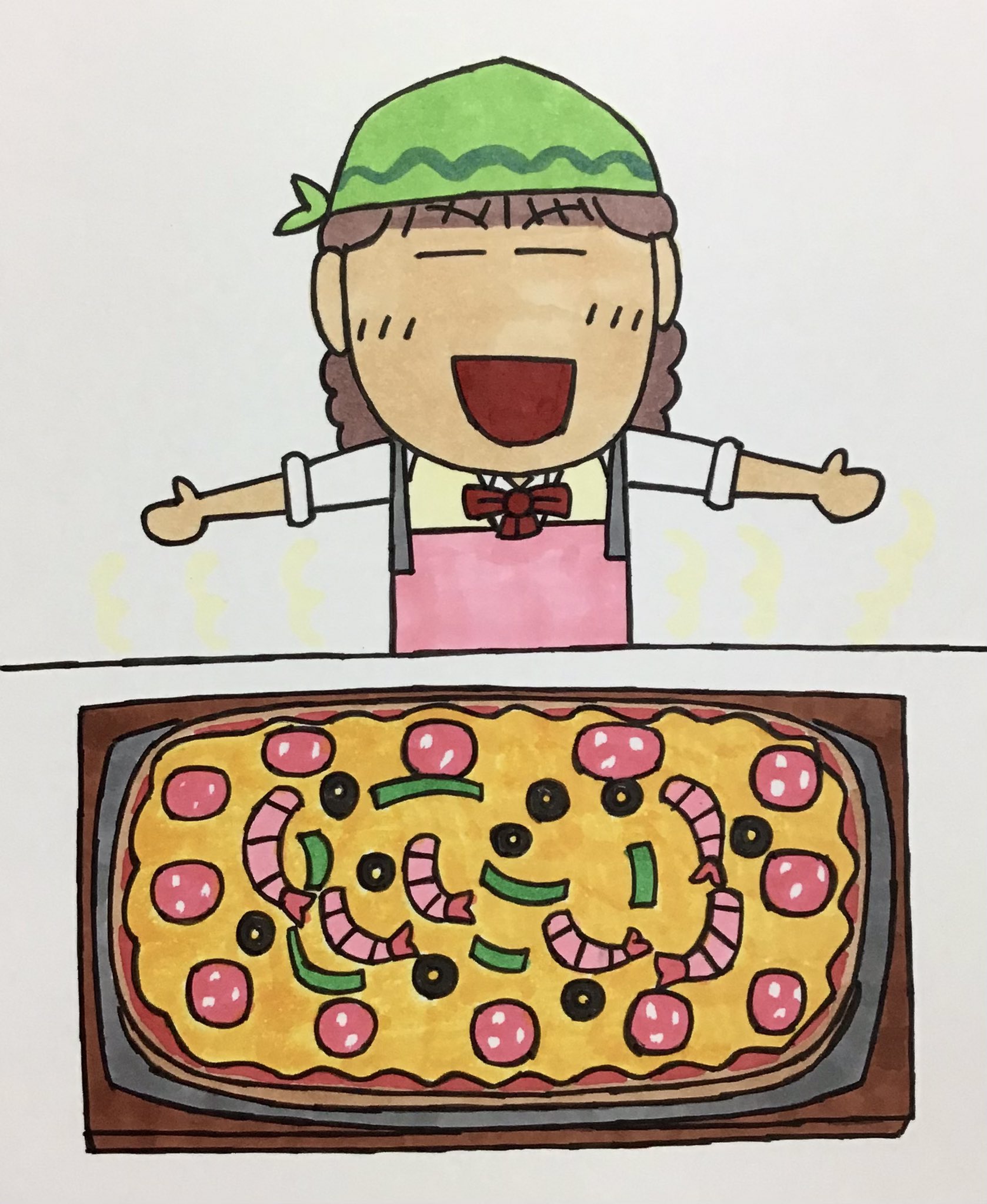 わだ ヨシタカ Jkアキ子ちゃんイラスト です 11月日は ピザの日 です 調理実習でピザを作ったアキ子ちゃんです ピザjk でした 女子高生 ピザ 調理実習 T Co Uviorteelo Twitter わだ ヨシタカ Jkアキ子ちゃんイラスト です 11月日は ピザの日 です 調理実習でピザを作ったアキ子ちゃんです ピザjk でした 女子高生 ピザ 調理実習 T Co Uviorteelo Twitter