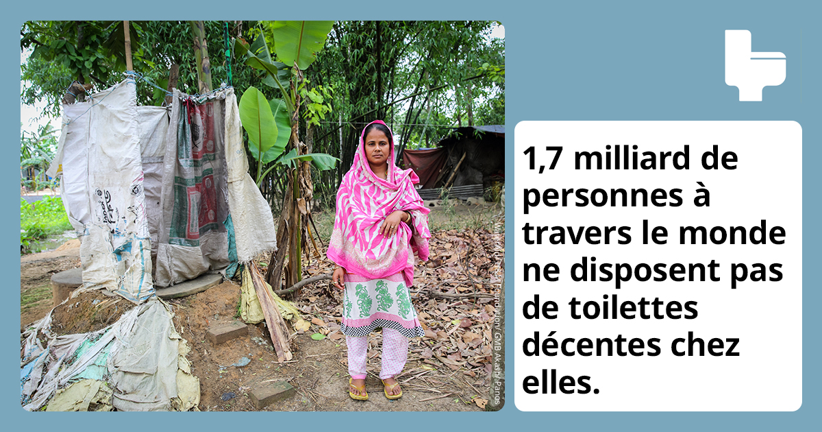 1,7 millard de personnes à travers le monde ne disposent pas des toilettes décentes chez elles. 

#WorldToiletDay #TalkToilets #Toilets4All #WaterAidWestAfrica