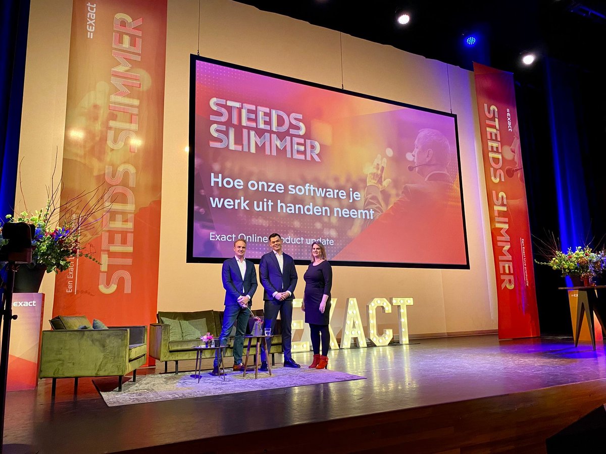 Steeds Slimmer zit er op! Het slimste online business event van de Benelux was een groot succes, met interessante sessies en boeiende sprekers. Heb je het gemist? Geen zorgen! Je kunt alles rustig terugkijken op bit.ly/3kSXHz4 #steedsslimmer #exactlive
