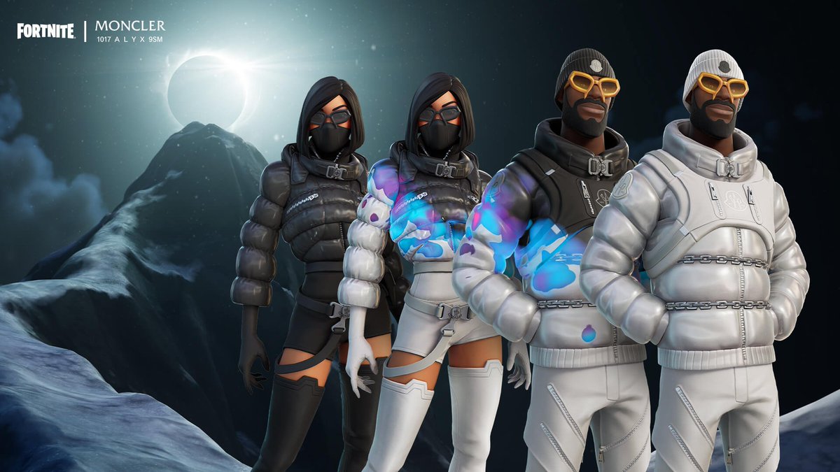 Silverxsx's tweet image. Moncler x Fortnite Skin Giveaway: Follow Myself + Retweet, ends in 45 Minutes!