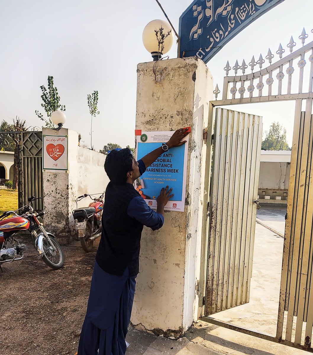 ZainabLakhani5's tweet photo. Day-2: HSA conducted Mosque Engagement Campaigns about AMR, meet religious leaders and requested them to highlight this issue in the Friday Sermon to sensitize the masses about AMR. 
#HandlewithCare
#AntimicrobialResistance
#KeepAntibioticsWorking
#HSAAMRwarenessWeek
#WAAW https://t.co/X7aPZShEul