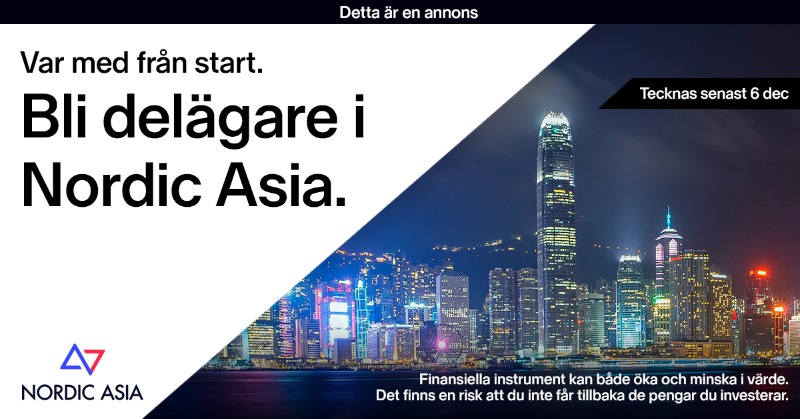 NordnetSE's tweet photo. DING DING DING 🔔 

Idag är sista dagen att anmäla sig till noteringsaktuella Nordic Asia Investment Group 1987 AB.

Läs mer. 👇