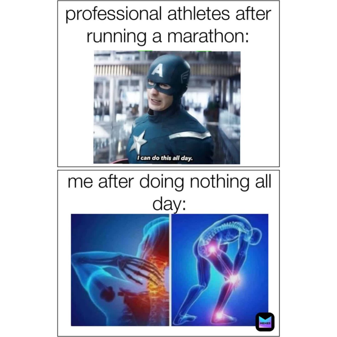 DrTina's tweet photo. 😂 It's funny but there's some serious truth to this meme. If you suffer from chronic pain of almost any type, you are at risk for developing a physical "disuse" syndrome. #ExerciseTherapy may help. Give us a 📞 at 214-272-9509 to learn more!
#chronicpain #getmovingkeepmoving https://t.co/MSEwIvkrmK