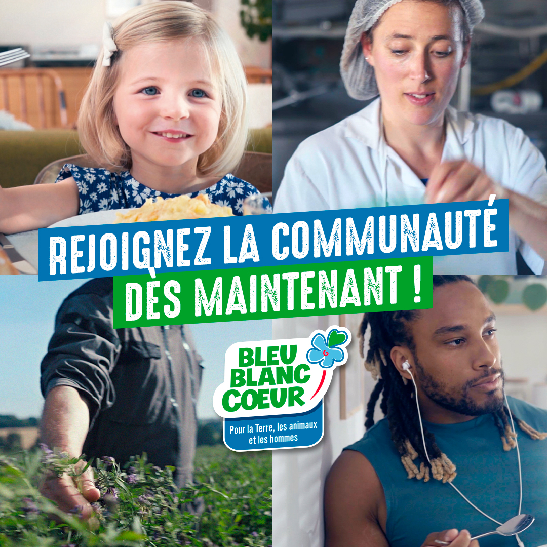Envie de soutenir Bleu-Blanc-Coeur ? C'est par ici bit.ly/CommunautéBBC
🌟 La communauté #BleuBlancCoeur est ouverte à toutes et tous (que vous soyez consommateur(trice), professionnel(le) de santé, professionnel(le) des métiers de bouche, ou bien éleveur/producteur(trice) !