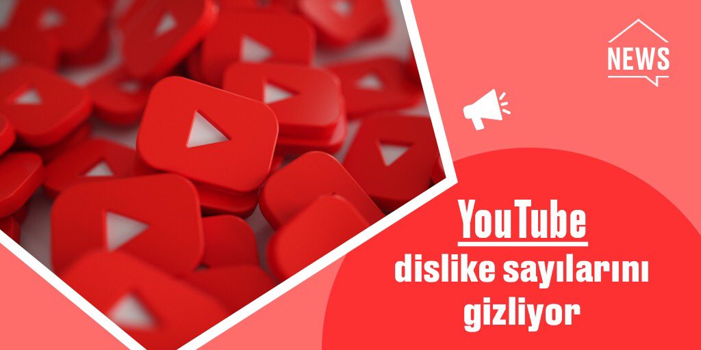 YouTube, özellikle son dönemlerde içerik üreticilerini korumak ve işlerini kolaylaştırmak adına bir dizi yenilik üzerinde çalışıyor. YouTube yetkilileri, bugünden itibaren platformdaki
dislike (beğenmeme) sayılarının kullanıcılardan gizleneceğini açıkladı.